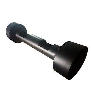 Vendita calda <span class=keywords><strong>palestra</strong></span> sollevamento pesi barra di acciaio nero Log Bar - Product Image 5