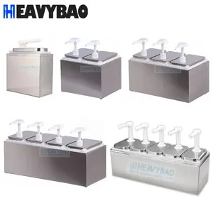 Heavybao स्टेनलेस स्टील पीपी सॉस पंप मशीन प्लास्टिक टमाटर केचप गर्म सॉस की बोतल औषधि