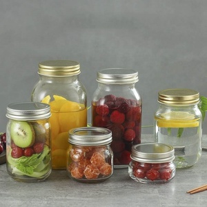 16Oz Chất Lượng Cao Nổi Không Thể Phá Vỡ Mason Glass <span class=keywords><strong>Jar</strong></span> Với Vít Kim Loại Nắp - Product Image 5