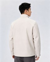 Veste d'hiver chaude à coque rigide monocouche unisexe, extensible dans 4 directions, fermeture éclair, imperméable, respirante, coupe-vent, randonnée, escalade, plein air
