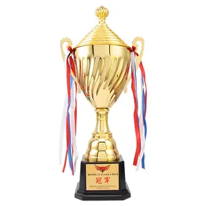 Trofeo da competizione in metallo trofeo artigianale in metallo logo personalizzato overprint