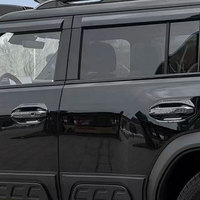 Nouvelle condition Jetour Traveler T2 couvercle de poignée de porte de voiture poignée de voiture extérieure en noir pièces améliorées cosmétiquement