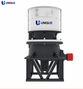 Concasseurs hydrauliques de cône de cylindre simple pour la production concrète d'usine de concassage de cône d'extraction de pierre de fer d'or - Product Image 6