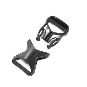 Hebilla de plástico para bolsos, cierre de correa ajustable y duradero, color negro, paquete de 2 - Product Image 5
