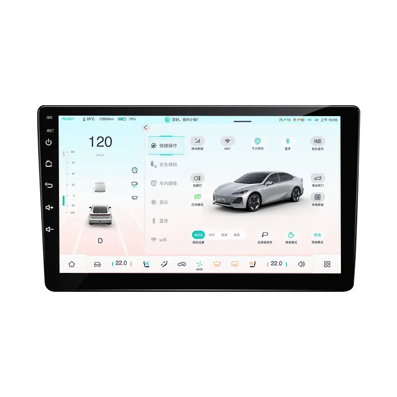 Ihuella 10 "1280*720 Android 11 8core 4core IPS DSP Car Video universale 6 + 128GB BT carplay GPS autoradio GPS