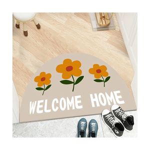 Großhandel Elegante Haushalt Saugfähige Badezimmer matte Imitieren Kaschmir Tür Schlafzimmer matte Frische Plüsch Nachttisch matte - Product Image 6