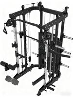Rack de musculation en acier au carbone de qualité commerciale, machine Smith, équipement d'entraînement complet du corps, équipement de musculation personnalisé JIAQUANLONG