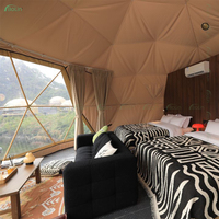 Hôtel de luxe Geo Camping Resort Igloo étanche Pvc Glamping Geo Dome House avec isolation confortable