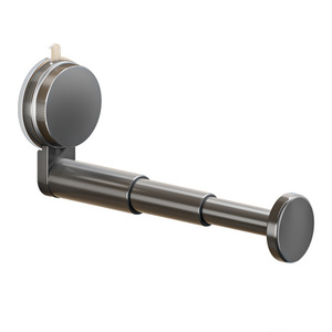 Porte-vêtements télescopique à ventouse, dispositif de rangement mural pour la maison, organisateur de vêtements pour balcon - Product Image 1