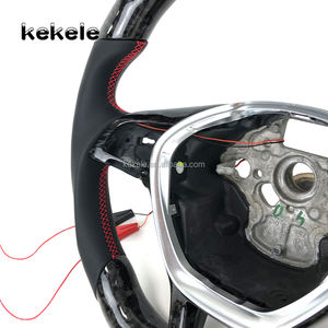 Volant de direction en fibre de carbone forgé RPM LED personnalisé pour Volkswagen <span class=keywords><strong>VW</strong></span> <span class=keywords><strong>Golf</strong></span> MK7 Jetta 7.5 Mk6 GTD GTE Polo GTI CC Passat Tiguan - Product Image 4