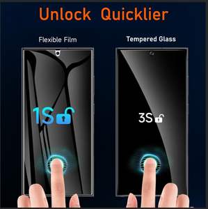 Protection d'écran anti-espion pour <span class=keywords><strong>Samsung</strong></span> Galaxy S26, film TPU flexible à couverture intégrale, anti-reflets, compatible avec l'approvisionnement en usine - Product Image 5