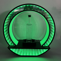 Socle de bouteille avec logo personnalisé Présentateur de bouteille de champagne à LED colorées Présentoir glorifiant Supports de vin VIP pour lounge bar discothèque