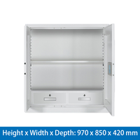 Caja Fuerte de Seguridad Moderna con Cerradura Electrónica Digital para Oficina, Hogar, Hotel, Cocina, Exterior, Escuela, Gabinete de Seguridad Metálico