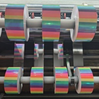 VENTE FLASH - Rouleau de paillettes multicolores à thermocoller, paillettes pour broderie, motif de paillettes pour machine à paillettes, matériau PET utilisé
