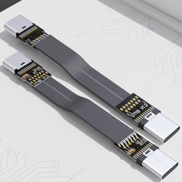Cable de Extensión USB 3.2 Tipo-C Macho/Hembra ADT-Link, TPE 3A, Carga Rápida, Blindaje Trenzado Gen2x2 para Teléfonos Móviles y Computadoras