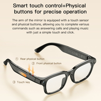 Lunettes Intelligentes M08 AI avec Caméra, Appel Mains Libres Bluetooth, Audio à Oreille Ouverte, Traduction en Temps Réel, Lunettes de Soleil pour Voyage et Vlog, OEM