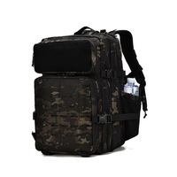 Sac à dos tactique Mochilas Tactics 45L grande capacité, durable, respirant, en tissu Oxford, pour randonnée, camping, multifonctionnel
