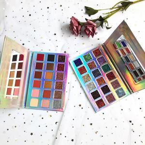 Paleta de sombras de ojos vegana, 18 colores, maquillaje, logotipo personalizado, precio bajo, venta al por mayor, <span class=keywords><strong>2022</strong></span> - Product Image 1