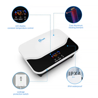 Chauffe-eau instantané électrique intelligent à faible consommation, personnalisé, pour cuisine, sous comptoir, sans réservoir, pour douche, type Geyser