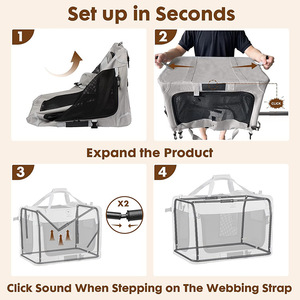 Support de Bouteille Portable Innovant pour Animaux de Compagnie, Installation en 2 Secondes, Poignées Multifonctionnelles, Idéal pour les Voyages en Voiture, le Camping et les Moments de Détente en Intérieur - Product Image 4