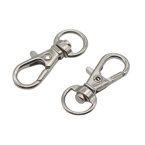 Metal <b>Key</b> <b>Chain</b> 32x14mm Zinc Alloy Round Hard-Wearing For DIY Dog Fish Luggage Pendant Business Gift - Product Image 4