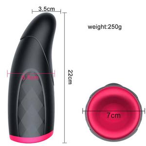 <span class=keywords><strong>Masturbador</strong></span> Masculino Automático con Vibración, Calentamiento y Succión, Copa de Entrenamiento con Labios Rojos Brillantes - Product Image 5