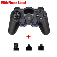 Gamepad inalámbrico de 2,4G para PS3 Android PC TV Joystick Gaming Manette Joypad Game Controller para PC con convertidor