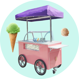 Chariot de nourriture électrique 2025, chariot à glaces, stand de marché, camion de nourriture, camion de vente de sucettes glacées en Europe à vendre - Product Image 3