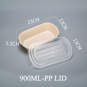 Scatole per Pranzo in Carta Kraft Impermeabili di Alta Qualità da 900ml per Insalata, Patatine e Alimenti per Bambini - Product Image 2