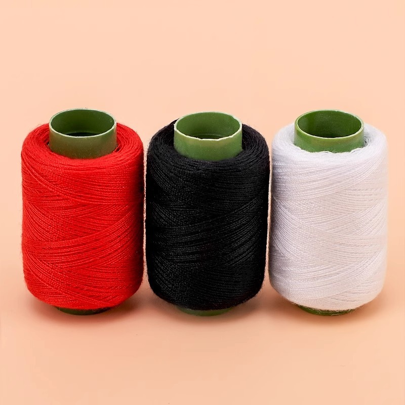 Black, white, and red thread [box not included]