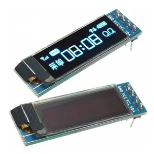 Hot Sales 0.91 inch OLED display module with 128x32 resolution 4 Wire I2C Interface 4Pin