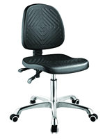 Chaise de laboratoire avec dossier Lift Bar Chair Ligne d'assemblage d'atelier Dossier de travail Tabouret rotatif Tabouret d'école et d'hôpital