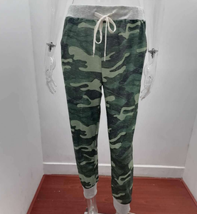 Nuovi <span class=keywords><strong>Pantaloni</strong></span> Casual da <span class=keywords><strong>Donna</strong></span> Stile Europeo e Americano, Traspiranti, Lunghezza <span class=keywords><strong>alla</strong></span> <span class=keywords><strong>Caviglia</strong></span>, Vestibilità Ampia, Stampa Mimetica Tie-Dye con Lacci - Product Image 5