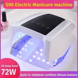 2025 Nueva superventas profesional 72W inalámbrico <span class=keywords><strong>UV</strong></span> LED Gel lámpara de <span class=keywords><strong>uñas</strong></span> con pantalla táctil inteligente máquina de detección automática de <span class=keywords><strong>uñas</strong></span> - Product Image 2