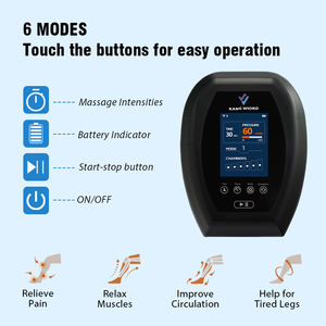 Nouveau produit Système de thérapie par compression d'air à 6 chambres Bottes de récupération des blessures sportives pour les jambes Masseur de pieds - Product Image 3