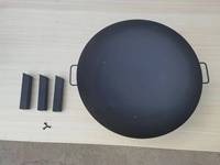 Vente chaude En Plein Air vivant En Métal Randonnée Camping Table En Acier Fire Pit