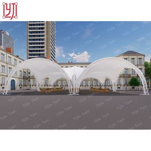 China Supplier High Strength Steel <b>Big</b> square Gazebo <b>Tent</b> Membrane Structure - Product Image 6
