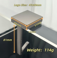 Promotion : Support de sac à main pliable en alliage de zinc, robuste et personnalisable, pour maintenir votre sac en sécurité sur la table