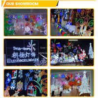 Luces Navideñas para Exteriores, Decoración Navideña, Escultura Luminosa de Reno 3D de Fantasía, Luz LED con Motivos
