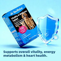 Tabletas Masticables para la Vitalidad y el Bienestar de Perros y Gatos - con Taurina, L-Lisina y Nutrientes para la Vitalidad General y el Metabolismo Energético