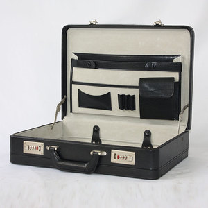 Conception classique et professionnel pour les hommes <span class=keywords><strong>d</strong></span>'affaires et les avocats en cuir porte-documents - Product Image 4