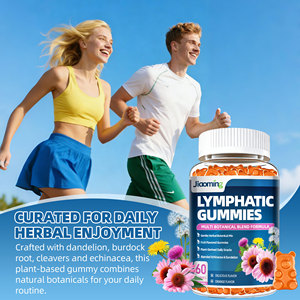 Gomitas Linfáticas Jiaoming, Fórmula de Equinácea y Diente de León para Masaje de Drenaje Linfático, Suplemento Dietético <span class=keywords><strong>Herbal</strong></span> de Naranja - Product Image 6