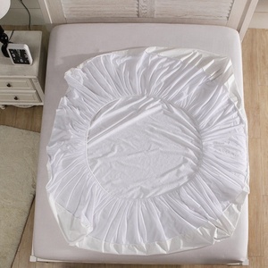 Couvre-<span class=keywords><strong>matelas</strong></span> de luxe en bambou matelassé, <span class=keywords><strong>literie</strong></span> de bonne qualité, imperméable - Product Image 3