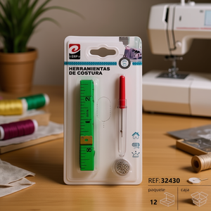 Herramientas De Costura Set Con Regla Y Agujas Para Coser Manual - Product Image 3