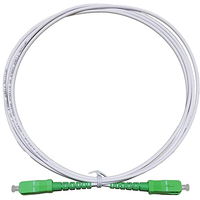 Cordon de brassage à fibre optique monomode simple 0,9 mm 9/125 µm SC-SC avec pigtail G652D compatible FTTH pour équipement de fibre optique