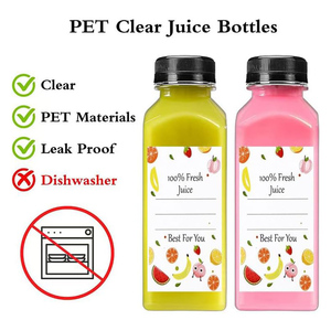 ขวดน้ำผลไม้ PET ทรงกลมแบบฝรั่งเศส ขนาด 16 ออนซ์ เกรดอาหารใหม่ พร้อมฝาปิดป้องกันการงัดแงะ ขนาด 500 มล. ฝาเกลียวสำหรับเครื่องดื่มและน้ำผลไม้ พร้อมสกรีนพิมพ์ - Product Image 3