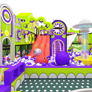 Aoleao Custom Lime Circus Indoor Playground Ball Pool Slide Climbing Carousel Role Play for Kids Soft Play CE TUV Certified - Product Image 2