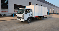 Truk Kargo Van SINOTRUK HOWO 4x2 Bekas Pabrik, 4-10 Ton, Truk Box Ringan, Baru, LHD RHD, Harga Murah, Dijual