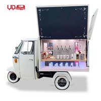 Magnifique camion de nourriture chinois Tuk Tuk, mini-tricycle unique pour donuts, chariot de nourriture mobile aux États-Unis et en Europe