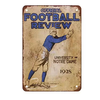 Enseigne Métallique Personnalisée Décoration Murale Ancien Imprimé Rétro Vintage Logo Métal Plaques en Étain pour Décoration